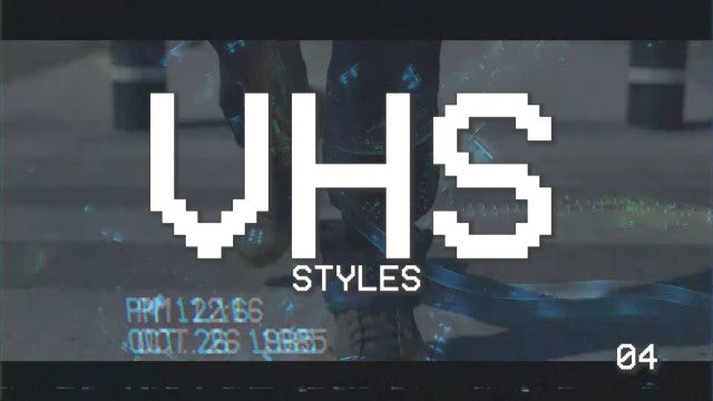 VHS Styles Pack: Premiere Pro Templates