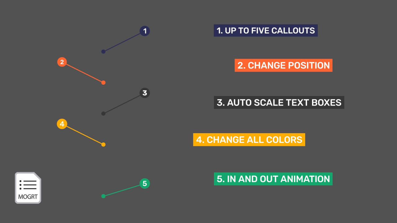 Callout Numbers Motion Graphics Templates Motion Array 9178