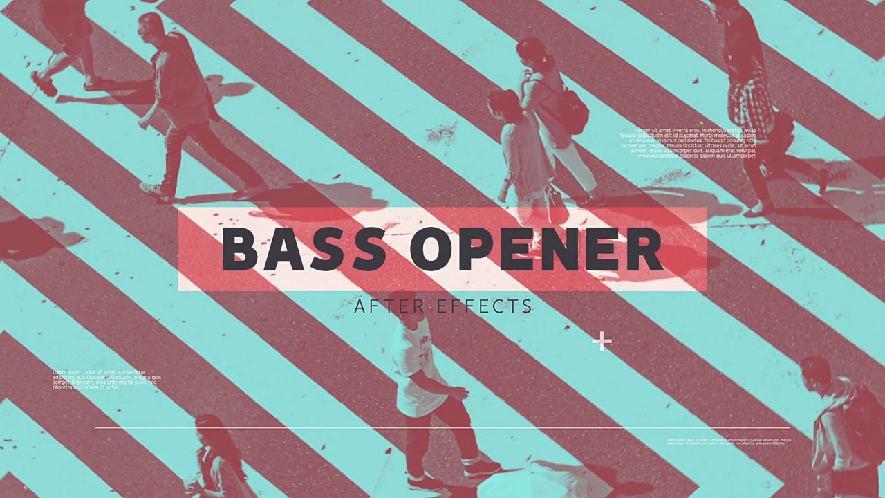 Stylish Bass Opener After Effects Templates Motion Array