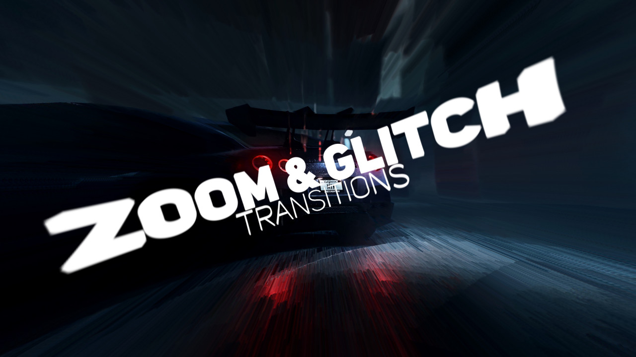 Zoom Glitch Transitions Premiere Pro Presets Motion Array
