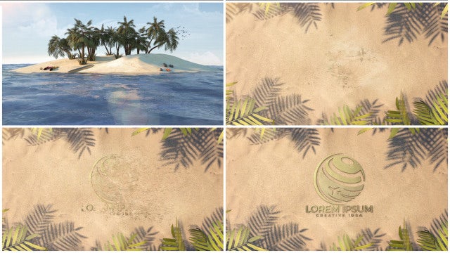 Summer Tropical Logo: After Effects Templates