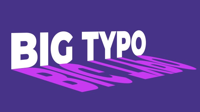 Big Typo: Motion Graphics Templates