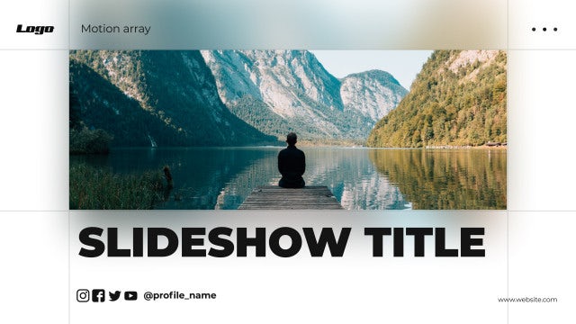 Slideshow Title: After Effects Templates