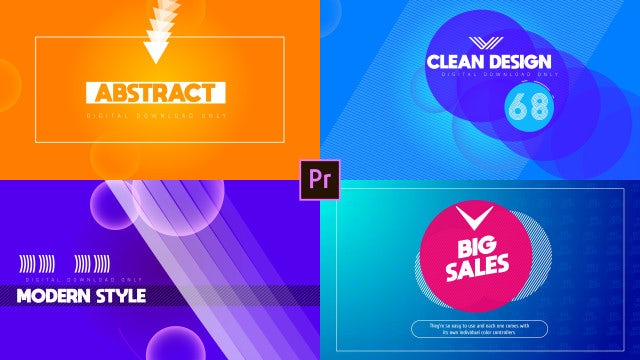 Big Modern Titles: Motion Graphics Templates