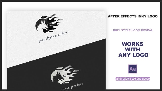 After Effects Inky Flow Logo: After Effects Templates