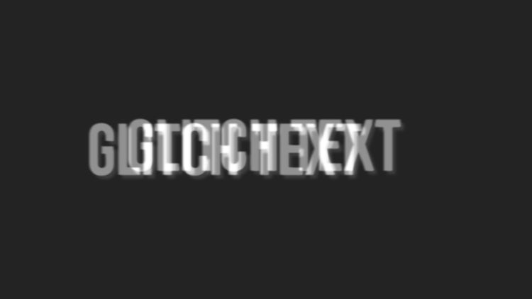 Glitch Text Transitions - Premiere Pro Presets | Motion Array