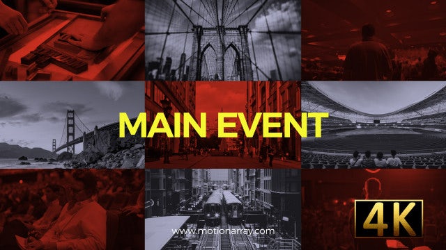 Main Event: After Effects Templates