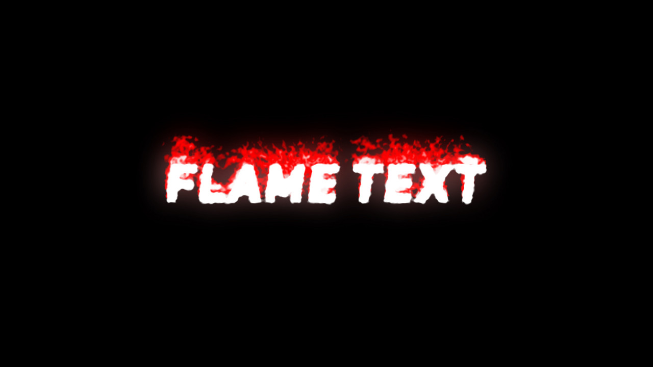 Flame Text Animation - After Effects Presets | Motion Array