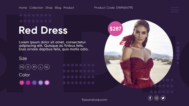 fashion store after effects template free download