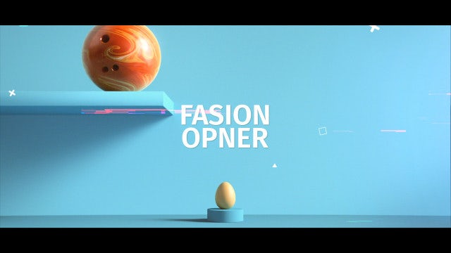 Fashion Opener: After Effects Templates