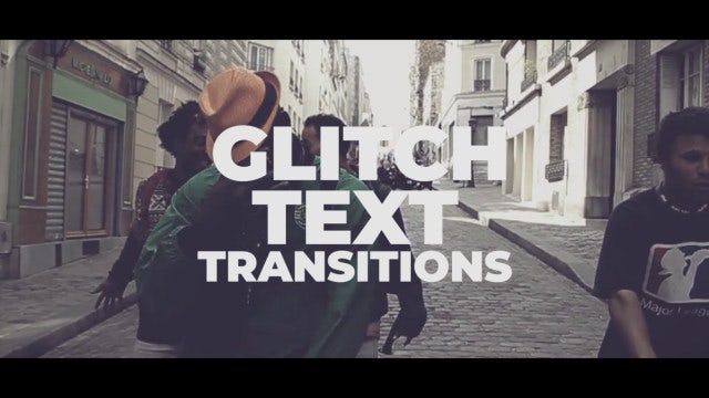 Glitch Text Transitions: Premiere Pro Presets