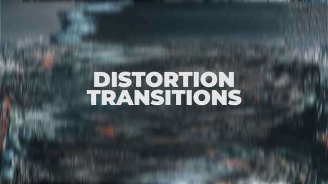 Distortion Transitions: Premiere Pro Presets