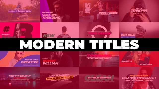 Titles: After Effects Templates