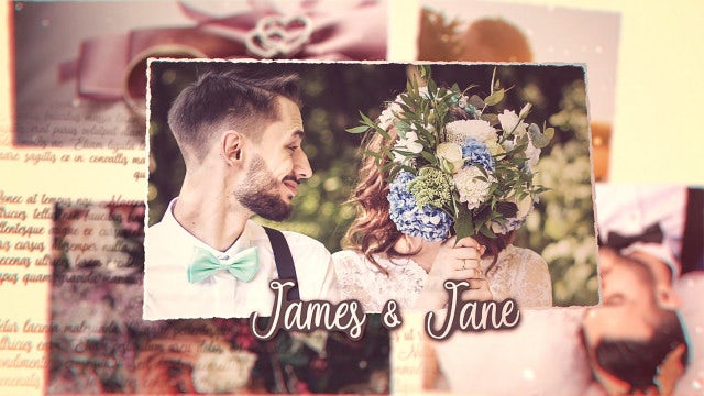 Wedding Photo Slideshow: After Effects Templates