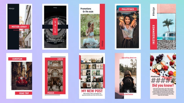 Instagram Stories: After Effects Templates