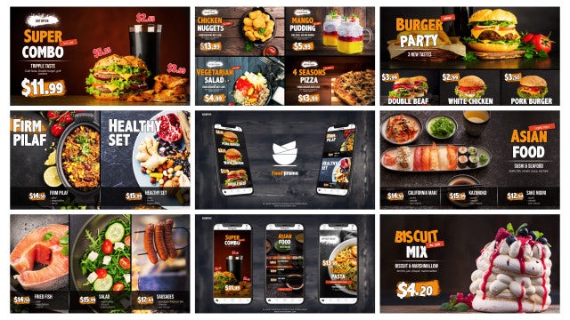 Food Promo | Instagram Stories: After Effects Templates