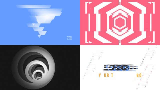 Abstract Intro Geometry: After Effects Templates