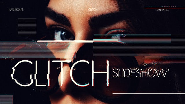 Glitch Slideshow: After Effects Templates