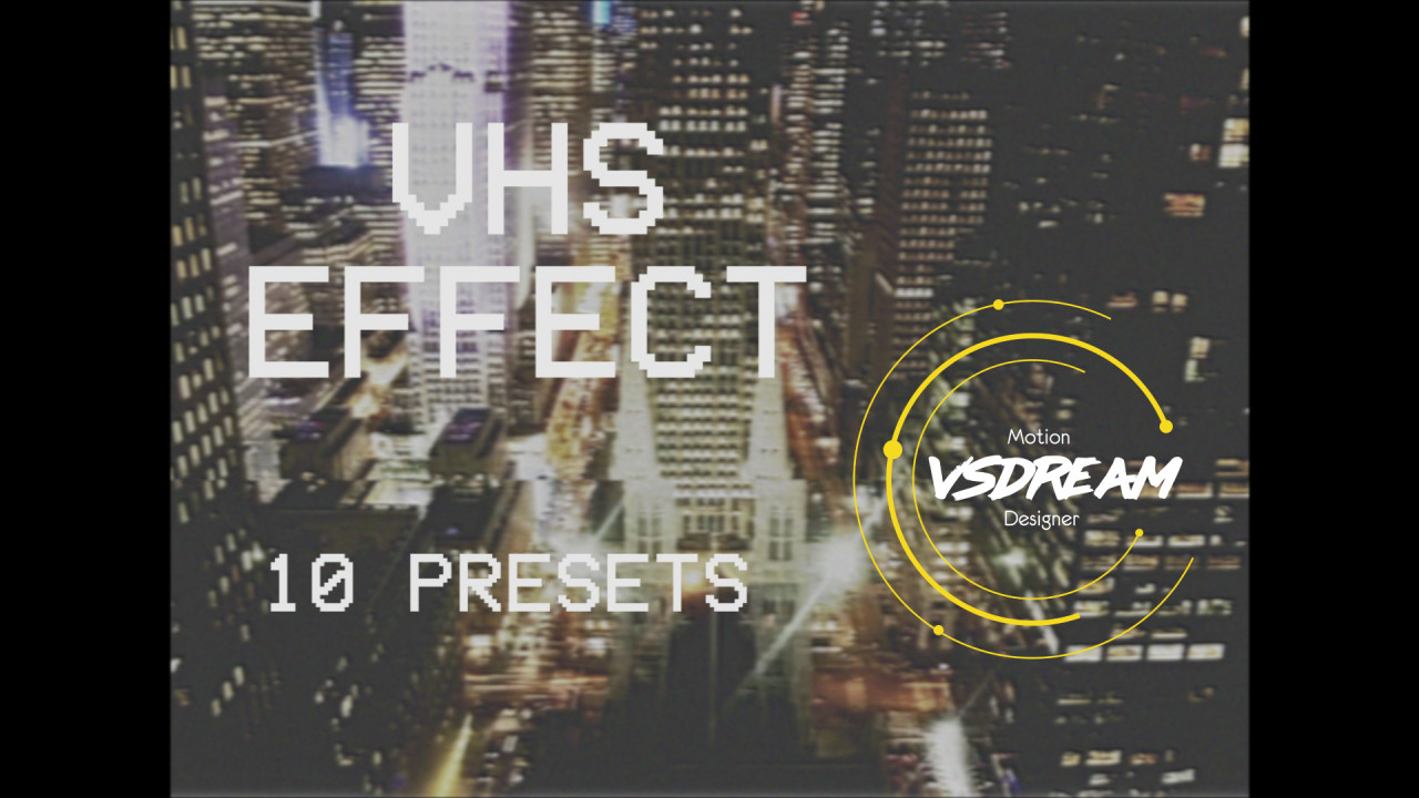 adobe premiere pro vhs effects download free