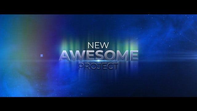 Epic Teaser Intro: After Effects Templates