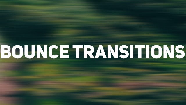 Bounce Transitions: After Effects Presets