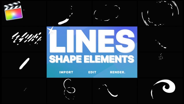 Flash FX Shape Lines: Final Cut Pro Templates