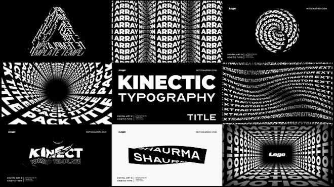 Kinetic Typography Titles - After Effects Templates | Motion Array