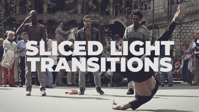 Sliced Light Transitions: Premiere Pro Presets