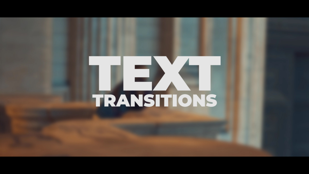 text transition effects premiere pro