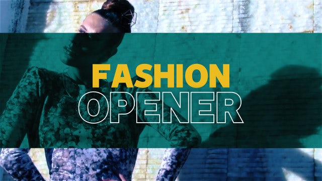 Fashion Opener: After Effects Templates