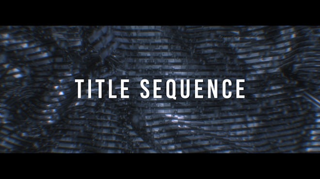 free after effects title sequence download