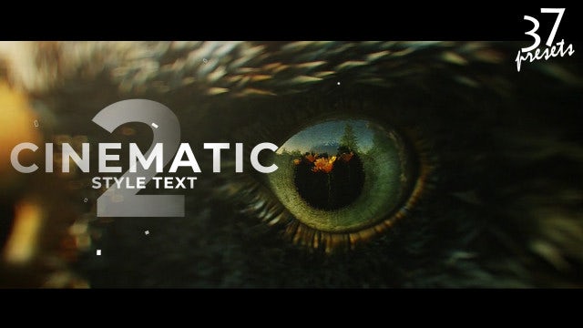 Cinematic Text Editor 2: Premiere Pro Presets