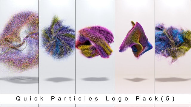 Quick Particles Logo Pack 5: After Effects Templates