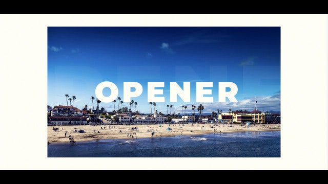 Dynamic Opener: After Effects Templates