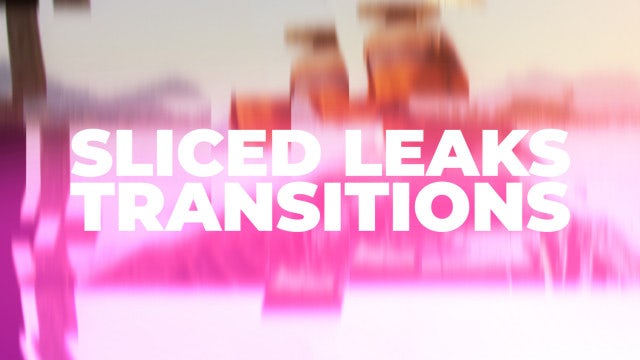 Sliced Leaks Transitions: Premiere Pro Presets
