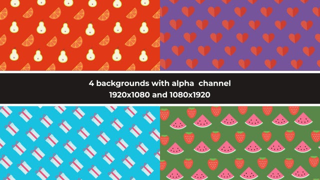 Flat Loopable Backgrounds: Stock Motion Graphics