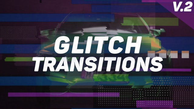 Glitch Transitions Presets V.2: Premiere Pro Presets