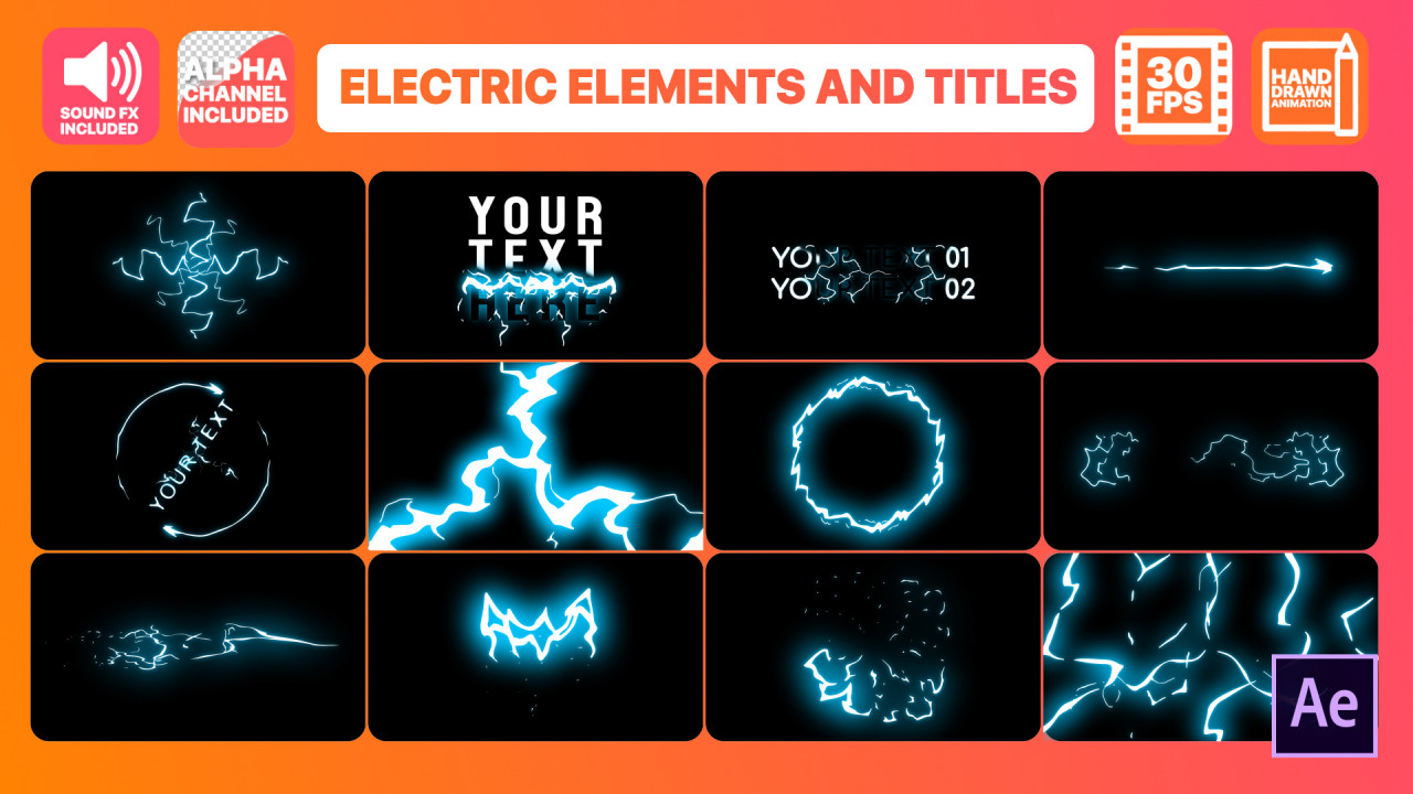 free adobe after effects mac sound effects sfx electricity