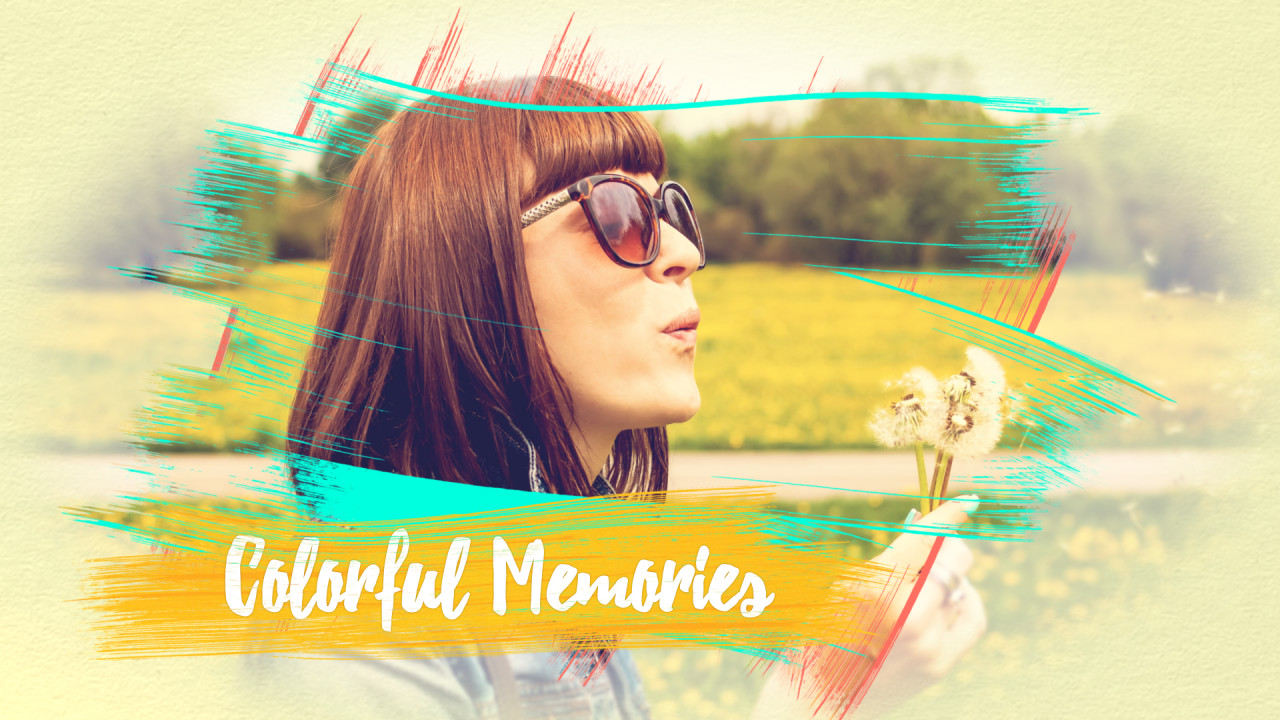 colorful memories after effects download free