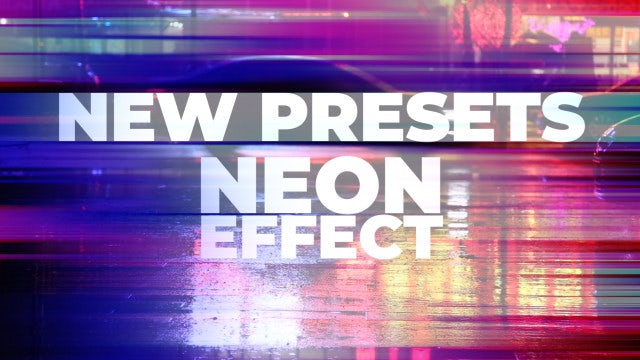 Neon Effect: Premiere Pro Presets