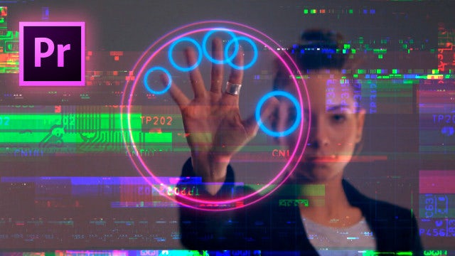 Cyberpunk Glitch Transition V2: Premiere Pro Templates