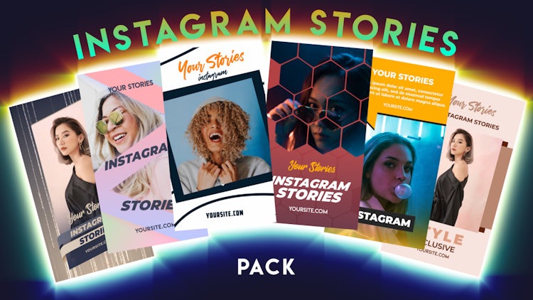 Instagram Stories Pack 23: After Effects Templates