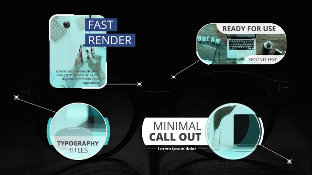 Modern Corporate CallOuts Titles: After Effects Templates