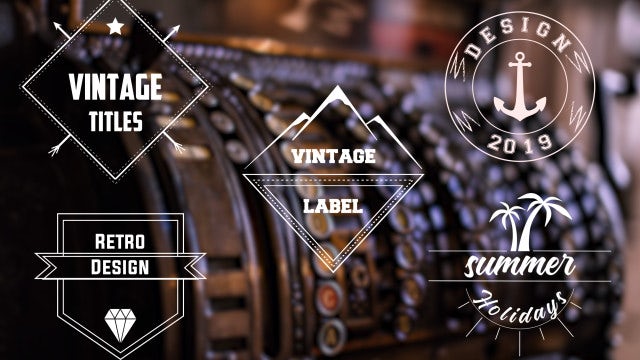 Vintage Titles: After Effects Templates