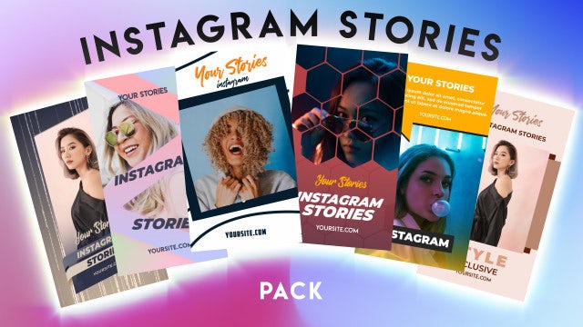Instagram Stories Pack 23: Motion Graphics Templates