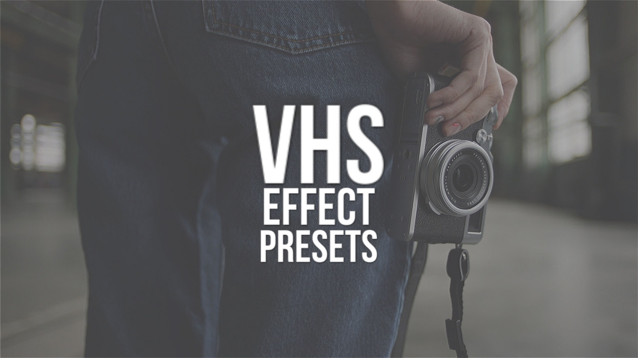 vhs effect premiere pro preset free
