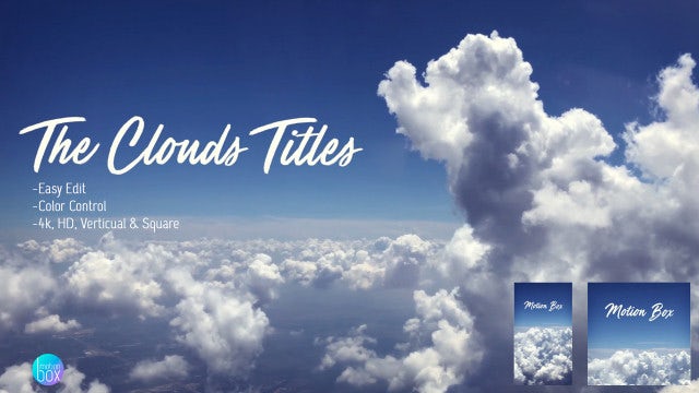 The Clouds Titles: After Effects Templates