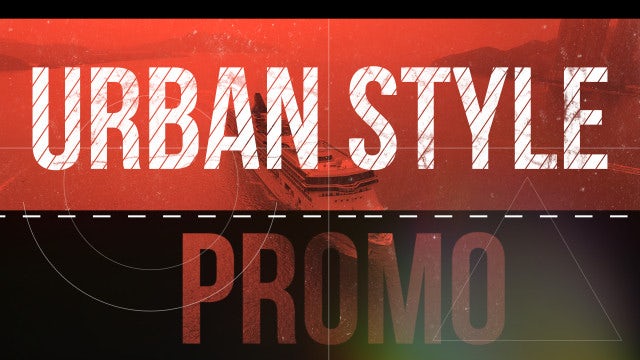 Urban Style Promo: After Effects Templates