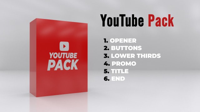 YouTube Pack: After Effects Templates