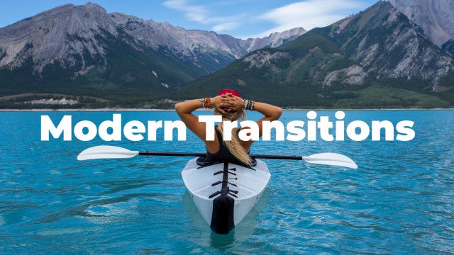Modern Transitions: Premiere Pro Presets